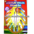 Acrylic Color Paint Desk Set Conforms to ASTM D4236 &EN71